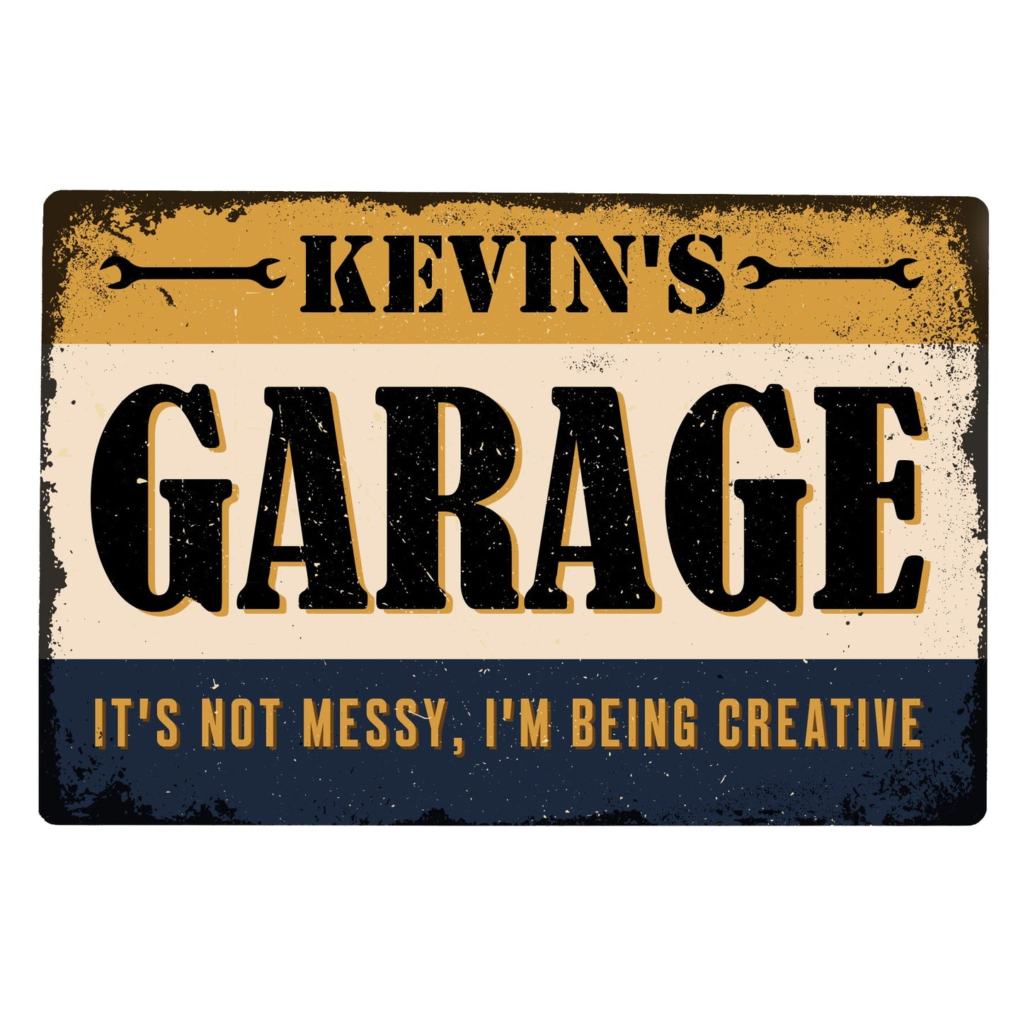 Personalised Garage Metal Sign: 5 - Signs & Plaques By Gift Moments