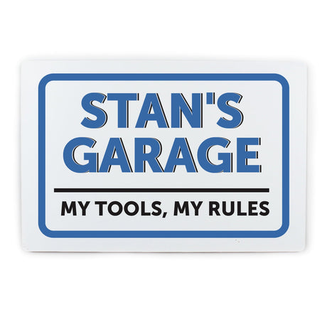 Personalised Garage Plaque: 3 - Signs & Plaques By Gift Moments