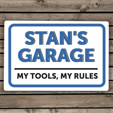 Personalised Garage Plaque: 2 - Signs & Plaques By Gift Moments