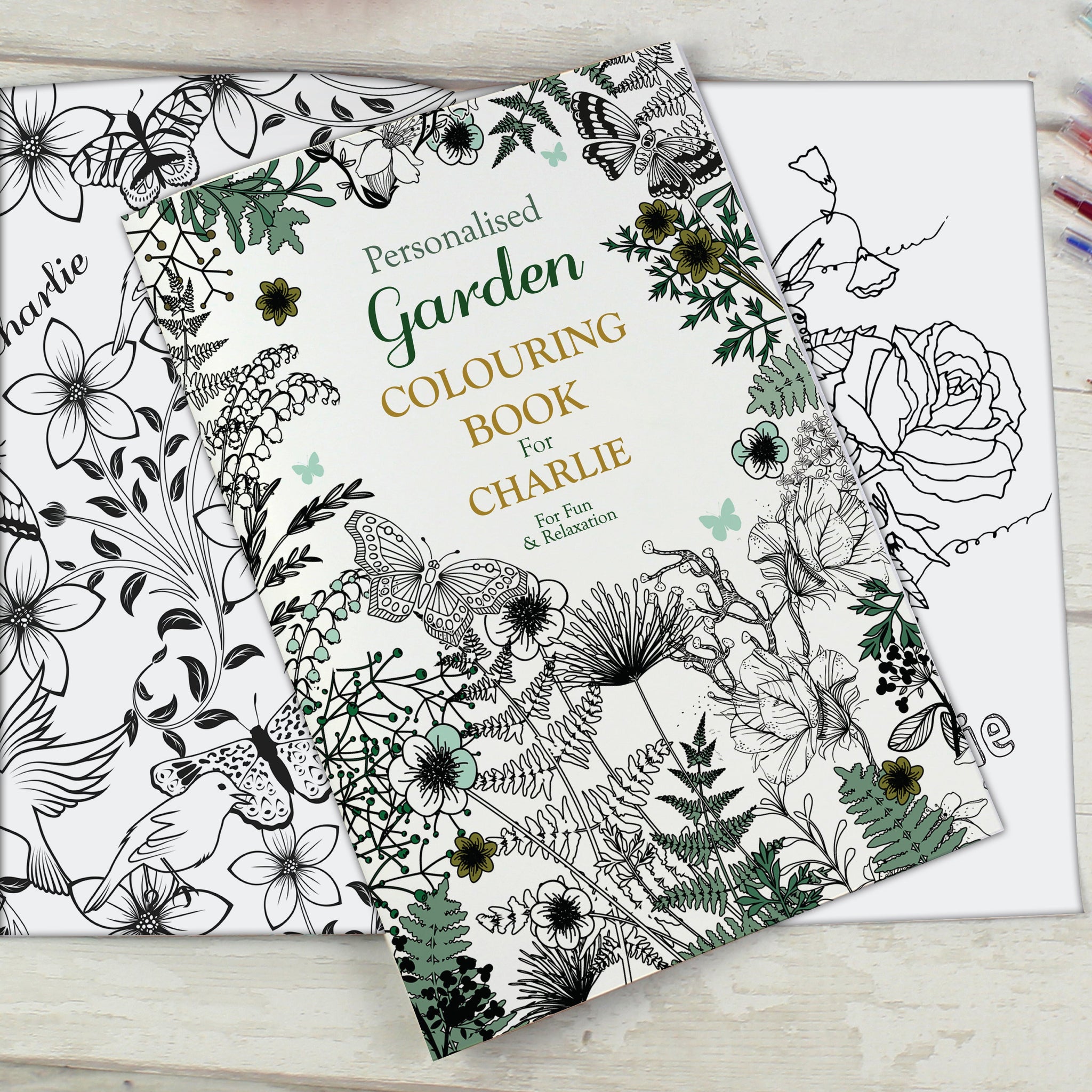 Personalised Gardening Colouring Book: 2 - Books By Gift Moments