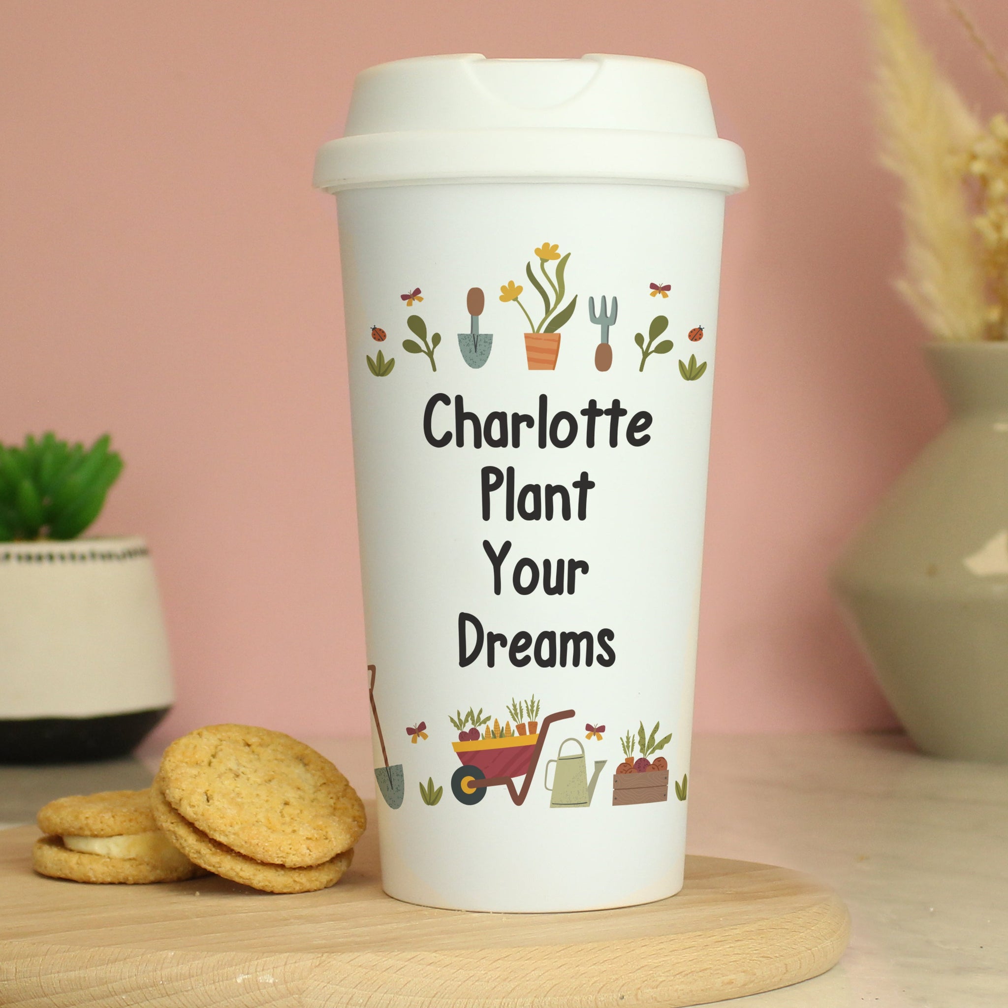 Personalised Gardening Travel Mug: 6 - Travel Mugs By Gift Moments