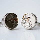 Personalised Gear Movement Cufflinks: 4 - Cufflinks & Tie Slides By Gift Moments