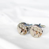Personalised Gear Movement Cufflinks: 5 - Cufflinks & Tie Slides By Gift Moments