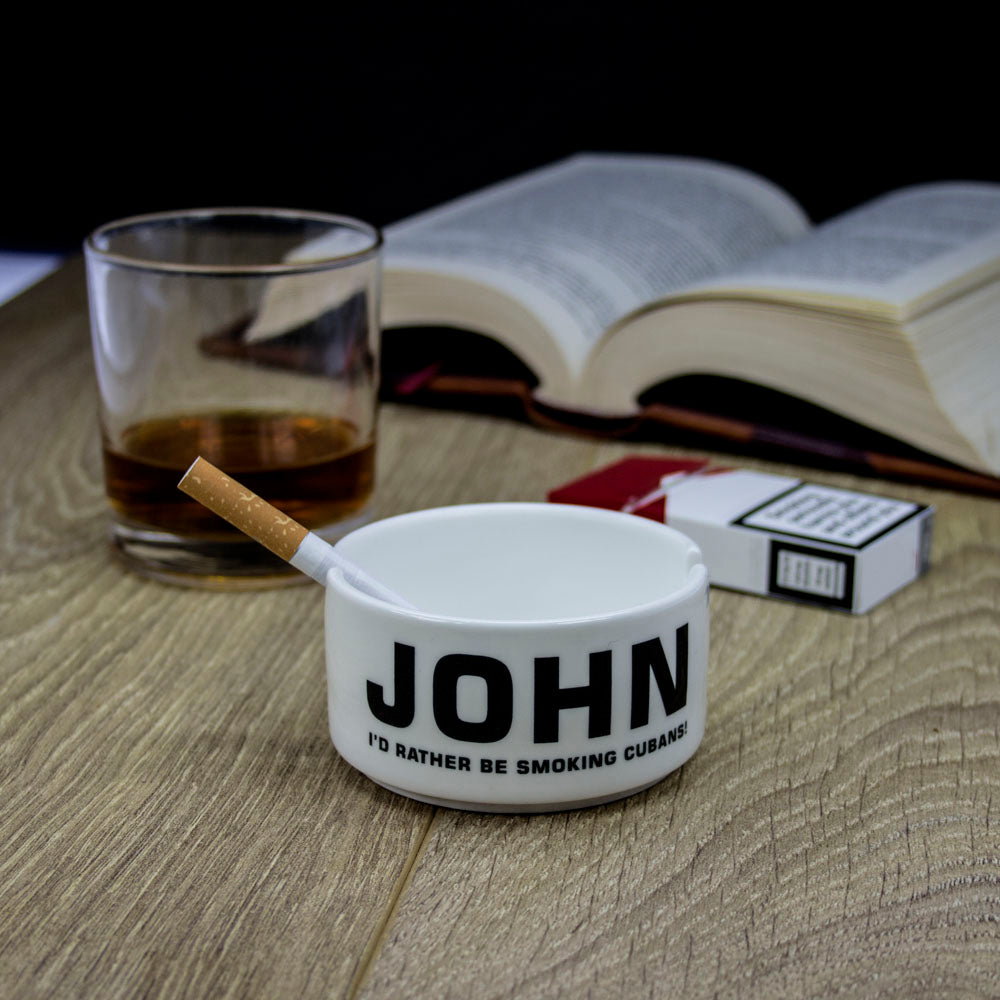 Personalised Gentleman’s Ashtray - Shop Smoking Accessories At Gift Moments - 1