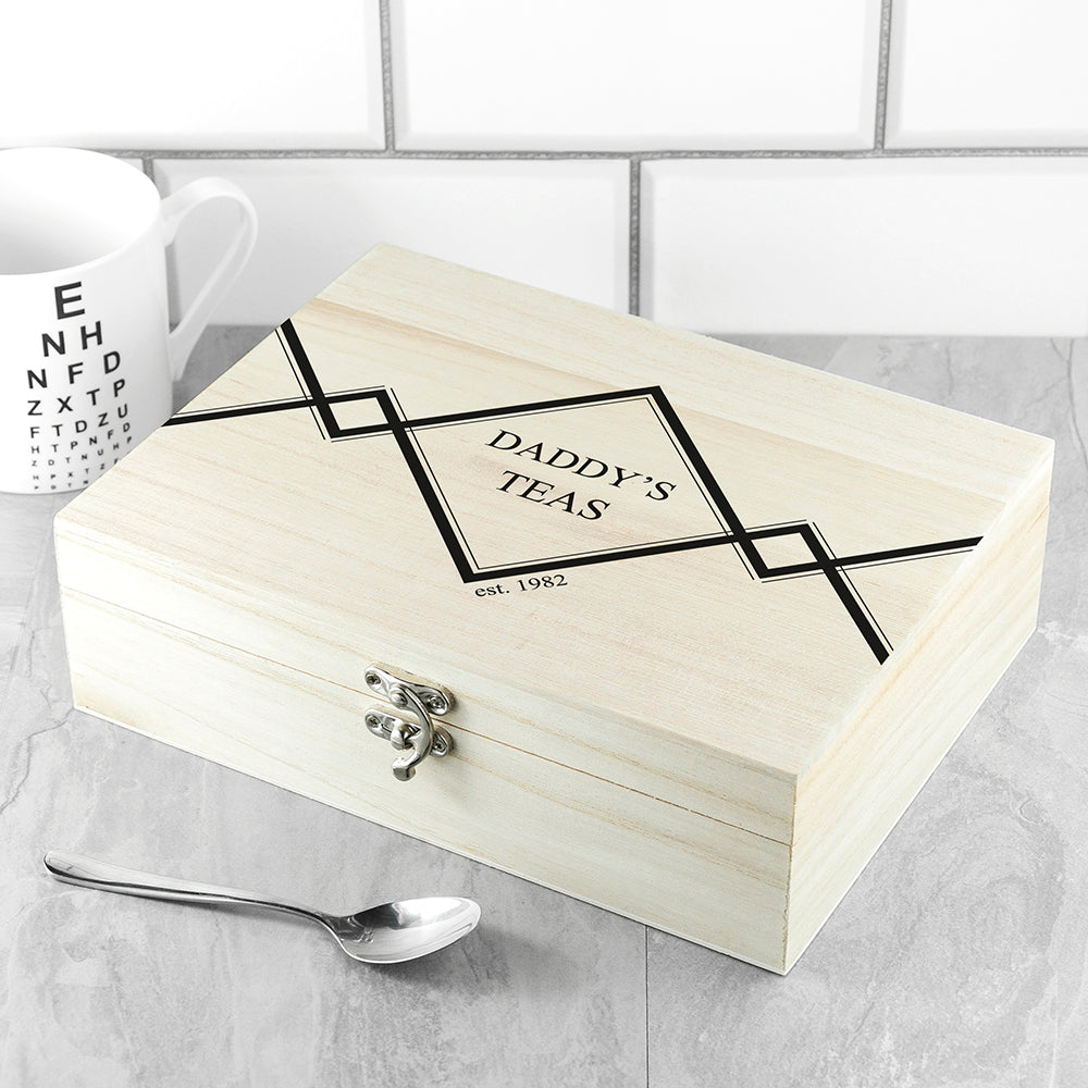 Personalised Gentlemen’s Tea Box Selection: 1 Tea Boxes By Gift Moments