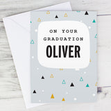 Personalised Geo Birthday Card: 1 - Greeting Cards By Gift Moments