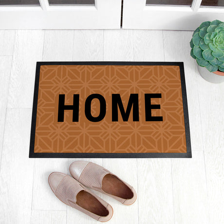 Personalised Geometric Indoor Door Mat: 5 - Doormats By Gift Moments