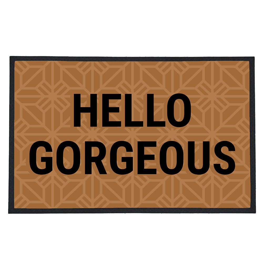 Personalised Geometric Doormat: 3 - Doormats By Gift Moments