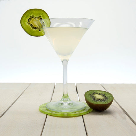 Personalised Get Me A Cocktail! Fruit Glass Coasters: 8 - Kiwi - Coasters By Gift Moments