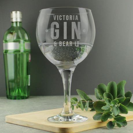 Personalised Gin & Bear Gift Set: 1 - Alcohol Sets By Gift Moments