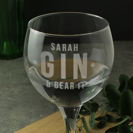 Personalised Gin & Bear Gift Set: 2 - Alcohol Sets By Gift Moments