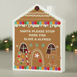 Personalised Gingerbread House Christmas Wooden Ornament: 1 - Christmas Decorations By Gift Moments