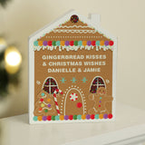 Personalised Gingerbread House Christmas Wooden Ornament: 3 - Christmas Decorations By Gift Moments