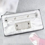 Personalised Its A Girl Silver Plated Certificate Holder: 3 Certificate Holders By Gift Moments