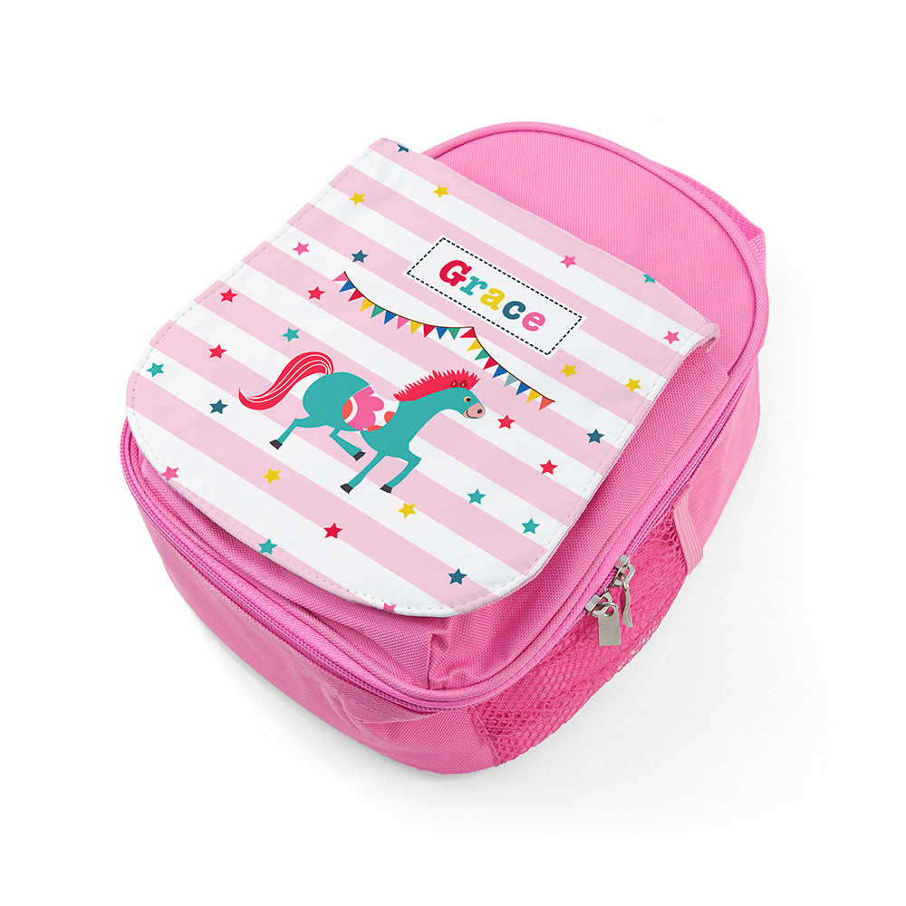 Personalised Girl’s Circus Themed Pink Lunch Bags: 6 - Lunch Boxes & Bags By Gift Moments