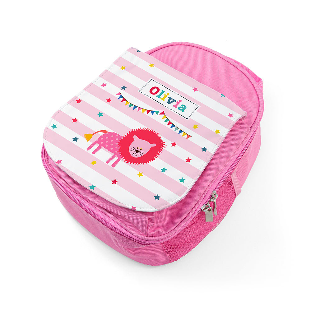 Personalised Girl’s Circus Themed Pink Lunch Bags: 8 - Lunch Boxes & Bags By Gift Moments