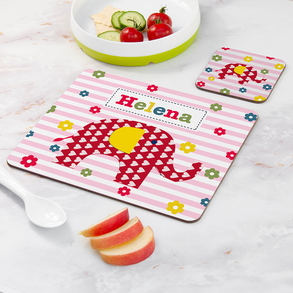 Personalised Girl’s Placemat & Coaster Sets: 13 - Placemats By Gift Moments