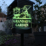Personalised Gnome Garden Outdoor Solar Light: 3 Solar Lights By Gift Moments