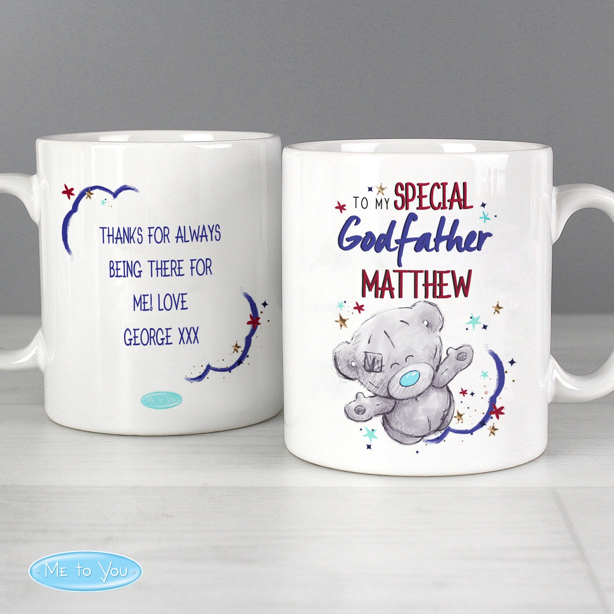Personalised Me to You Godfather Mug: 2 - Mugs By Gift Moments
