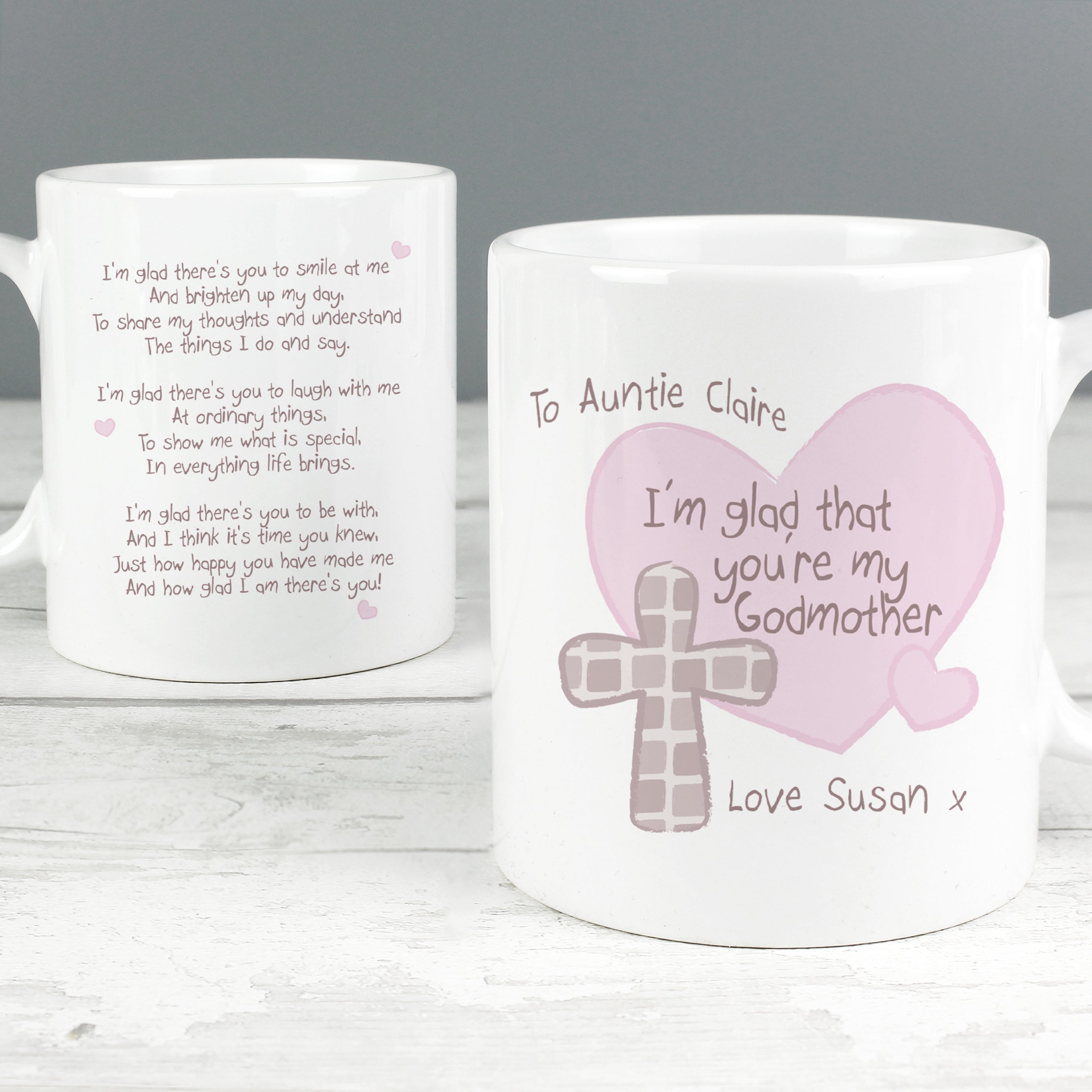 Personalised Godmother Mug - Shop Mugs At Gift Moments - 3