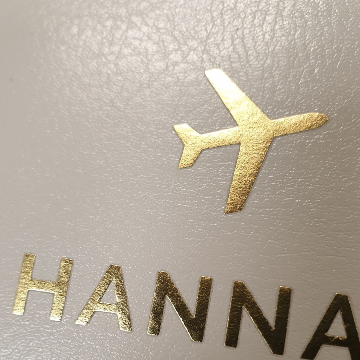 Personalised Gold Name Cream Passport Holder: 3 - Passport Holders By Gift Moments