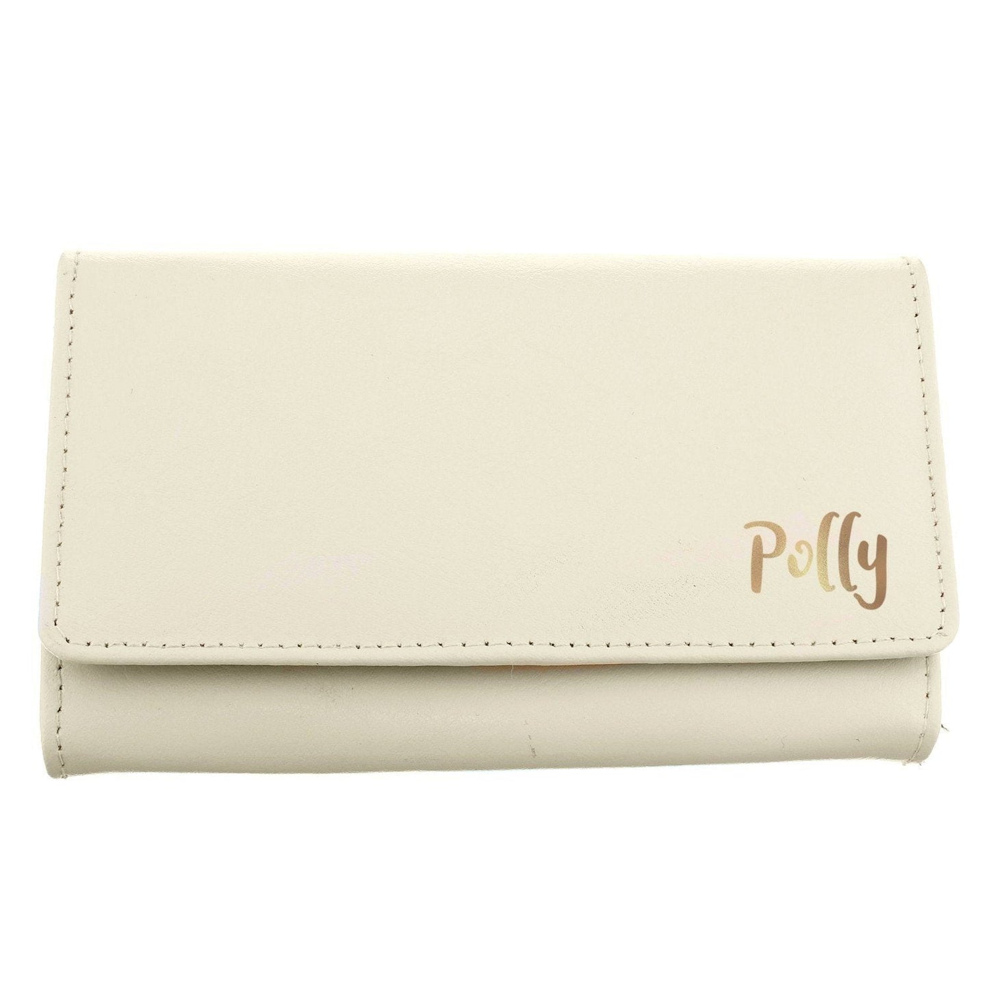 Personalised Gold Name Cream Purse: 4 - Bags & Purses By Gift Moments