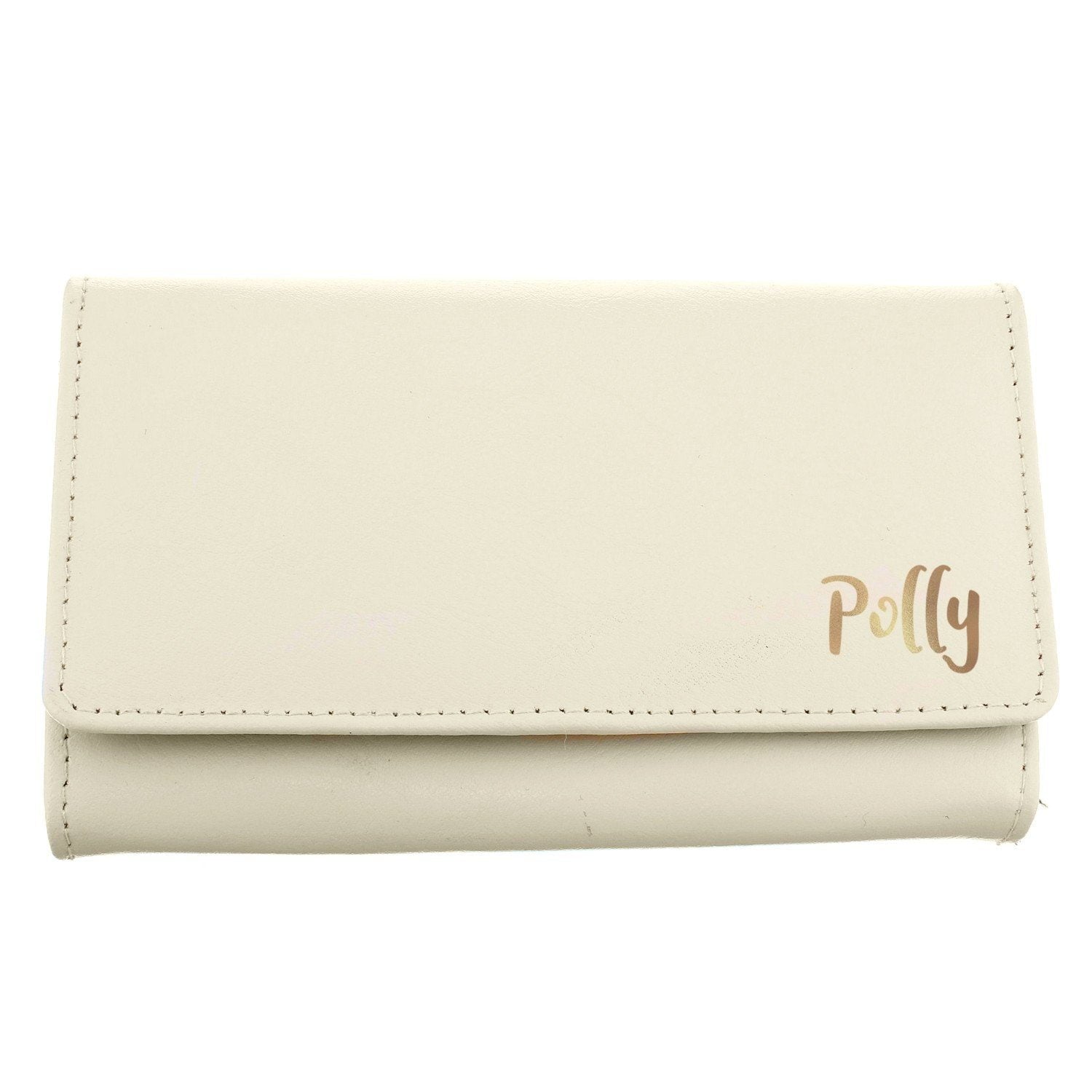 Personalised Gold Name Cream Purse: 4 - Bags & Purses By Gift Moments