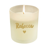 Personalised Gold Name Scented Jar Candle: 5 - Candles By Gift Moments