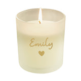 Personalised Gold Name Scented Jar Candle: 5 - Candles By Gift Moments