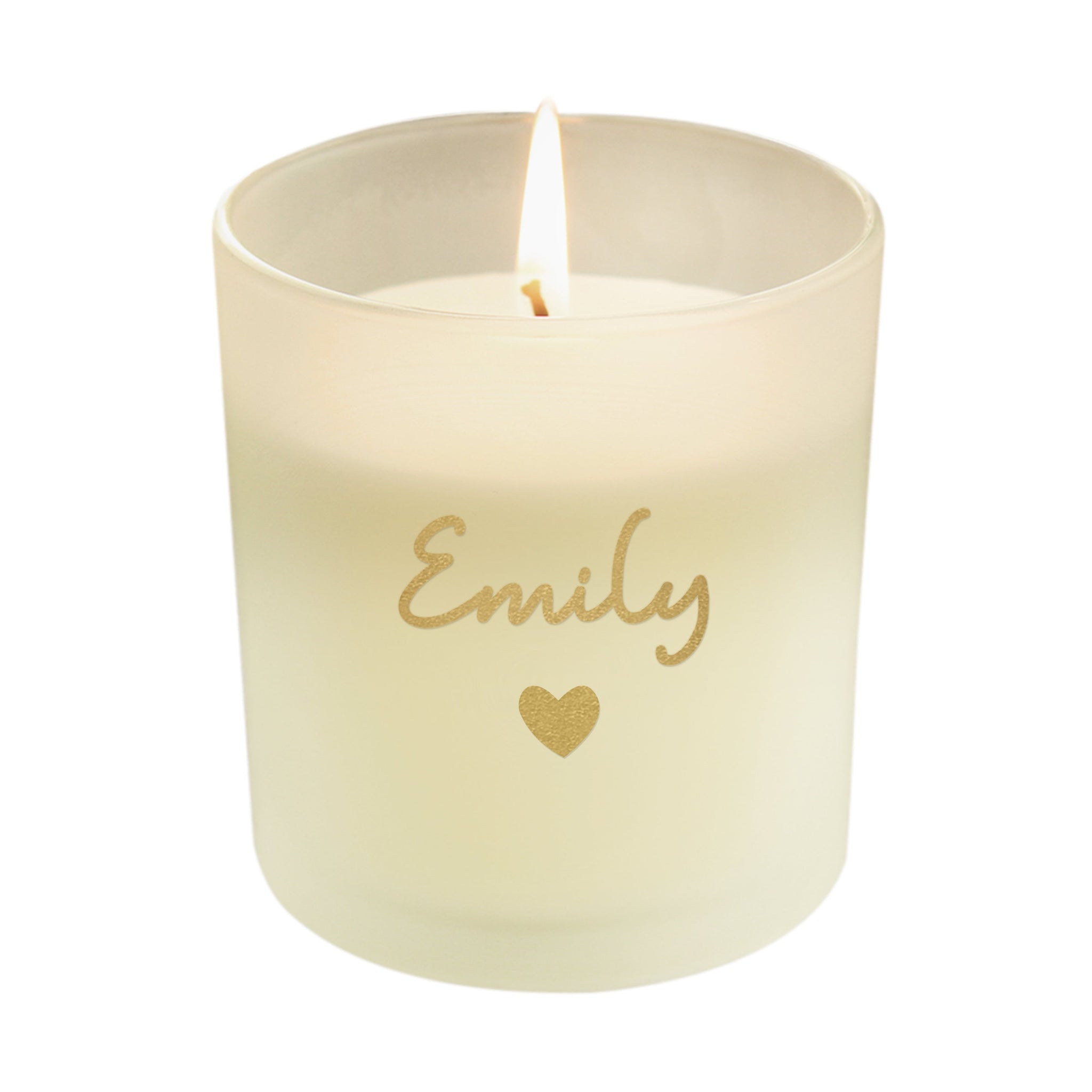 Personalised Gold Name Scented Jar Candle: 5 - Candles By Gift Moments