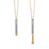 Personalised Gold & Silver Hidden Message Capsule Women’s Necklaces: 5 - Necklaces By Gift Moments