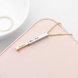 Personalised Gold & Silver Hidden Message Capsule Women’s Necklaces: 10 - Necklaces By Gift Moments