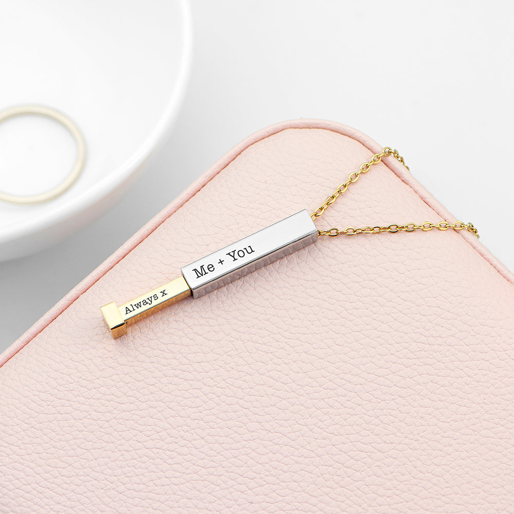 Personalised Gold & Silver Hidden Message Capsule Women’s Necklaces: 10 - Necklaces By Gift Moments