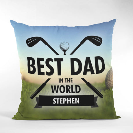 Personalised Golf Dad Cushion: 1 - Cushions By Gift Moments