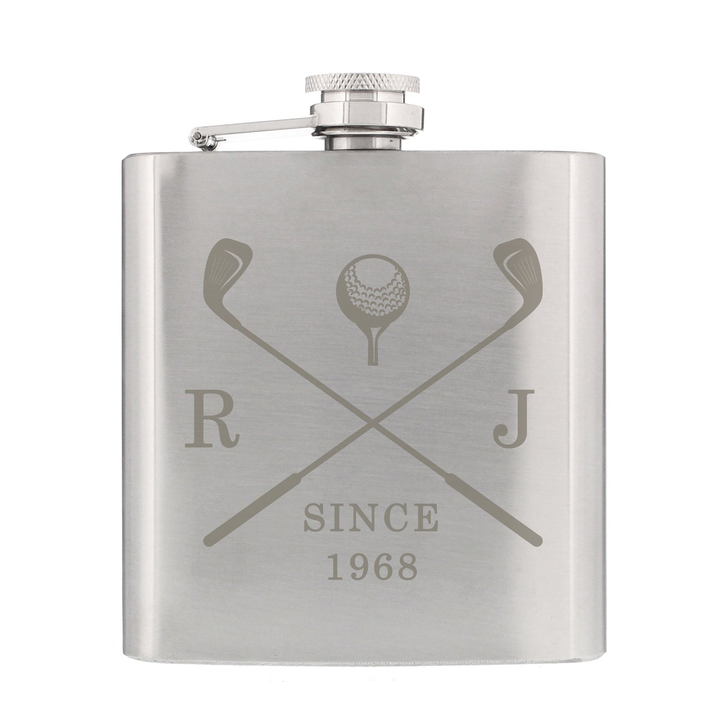 Personalised Golf Hip Flask: 5 - Hip Flasks By Gift Moments