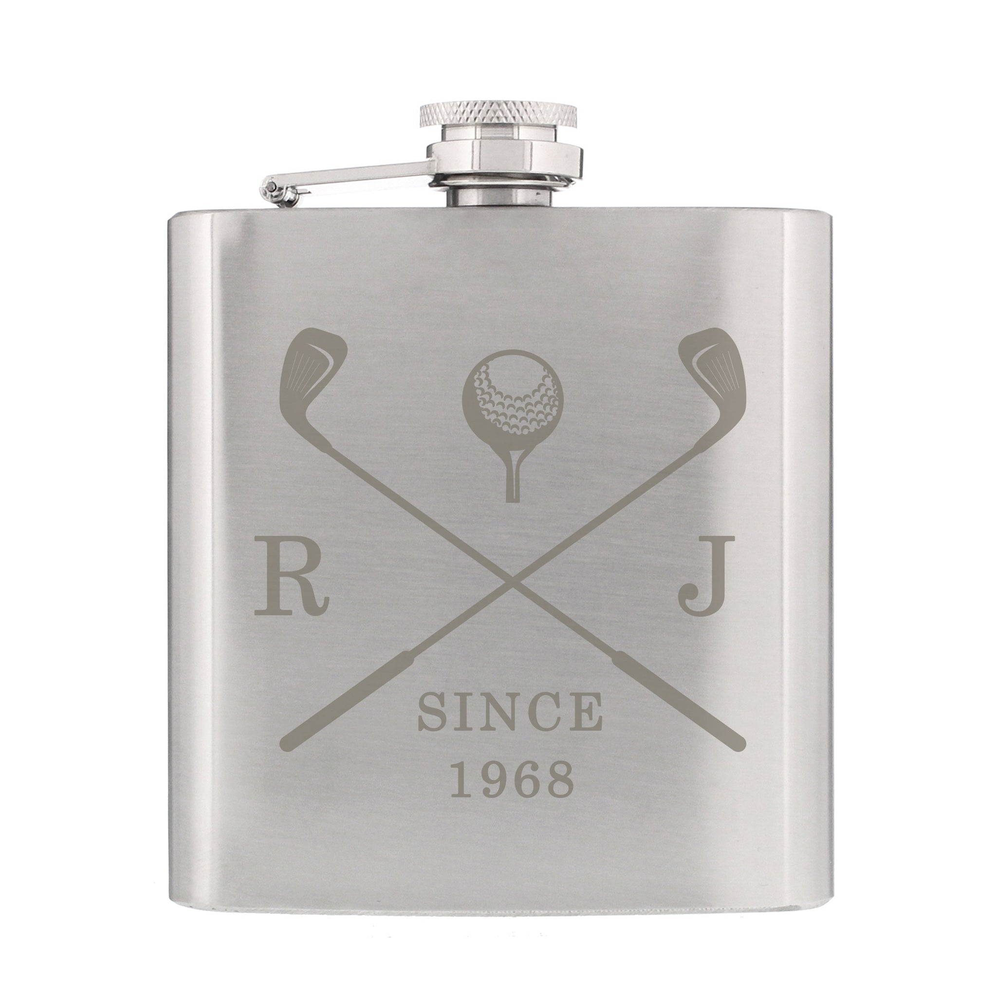 Personalised Golf Hip Flask: 5 - Hip Flasks By Gift Moments