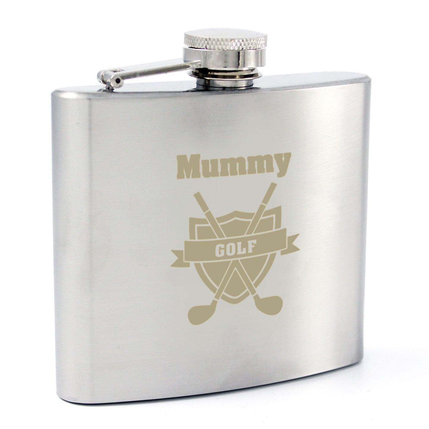 Personalised Golf Hip Flask: 6 - Hip Flasks By Gift Moments