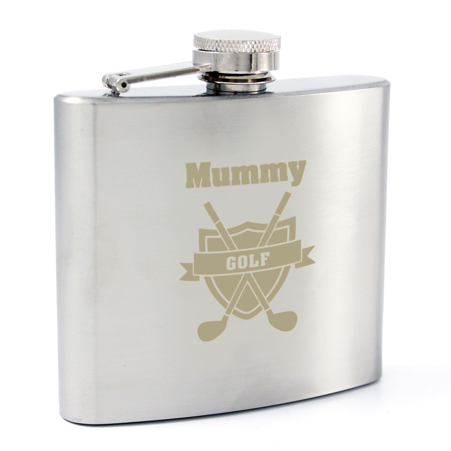 Personalised Golf Hip Flask: 6 - Hip Flasks By Gift Moments