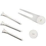 Personalised Golf Set with Custom Engraving: 4 - Golf Tees & Markers By Gift Moments