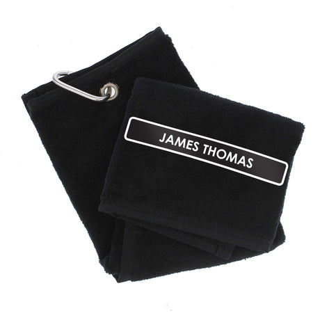 Personalised Golf Towel: 3 - Towels By Gift Moments