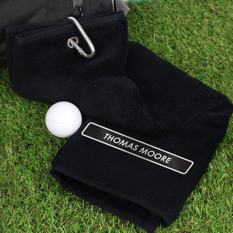 Personalised Golf Towel: 1 - Towels By Gift Moments