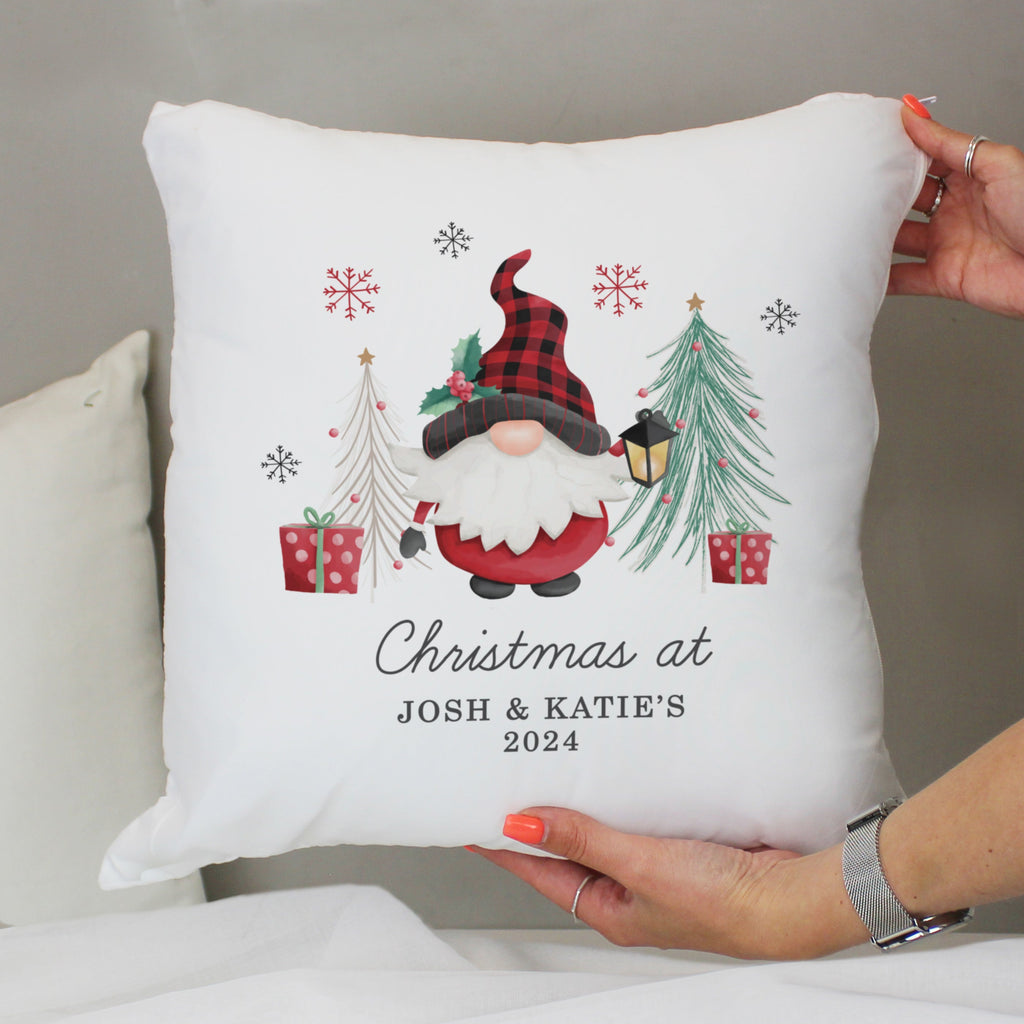 Personalised Gonk Christmas Cushion - Shop Cushions At Gift Moments - 1