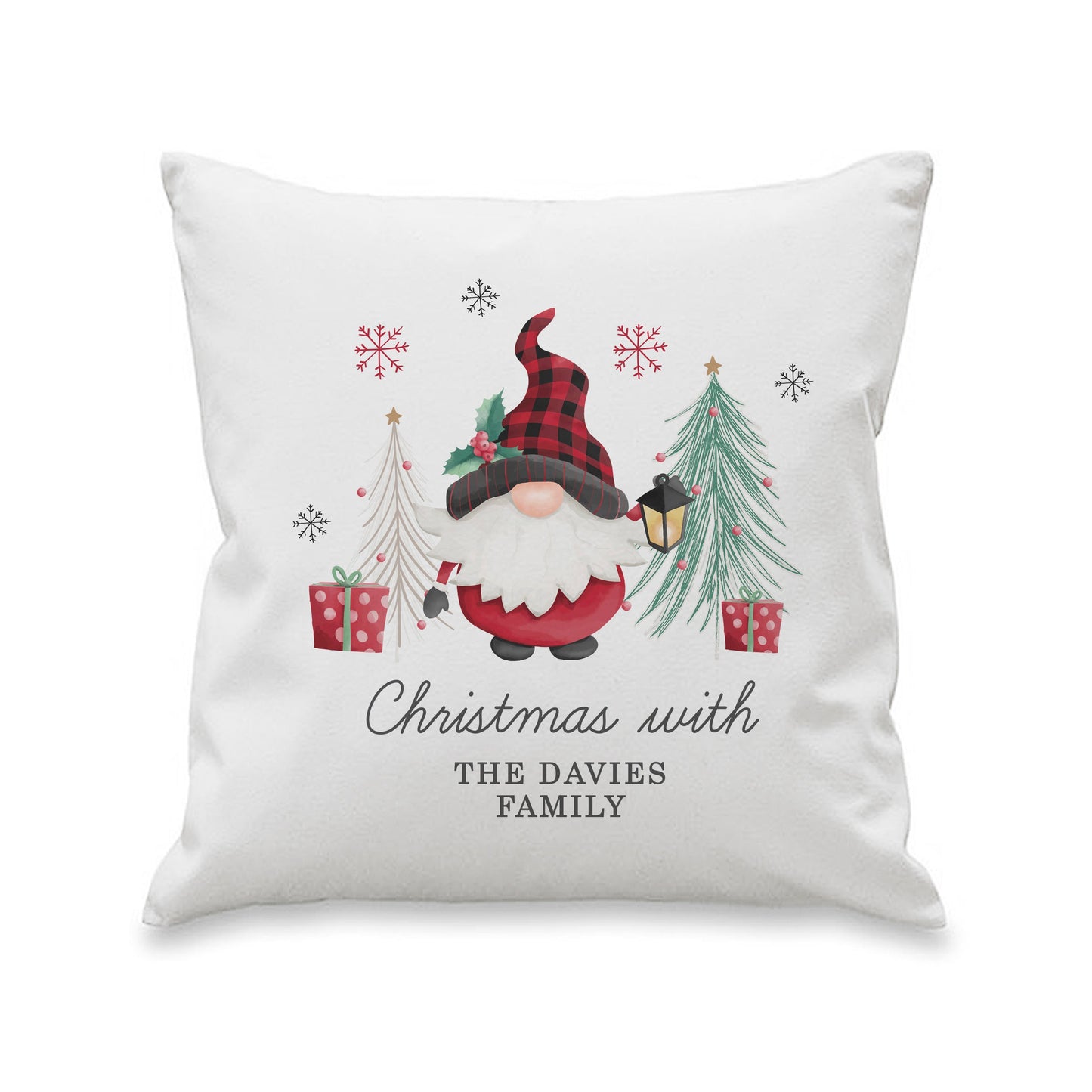 Personalised Gonk Christmas Cushion: 5 - Cushions By Gift Moments