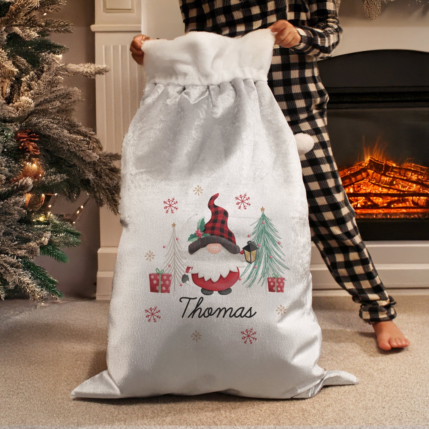 Personalised Gonk Christmas Sack: 3 - Christmas Sacks By Gift Moments