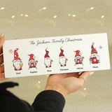 Personalised Gonk Family Mantle Christmas Decoration: 2 - Ornaments By Gift Moments