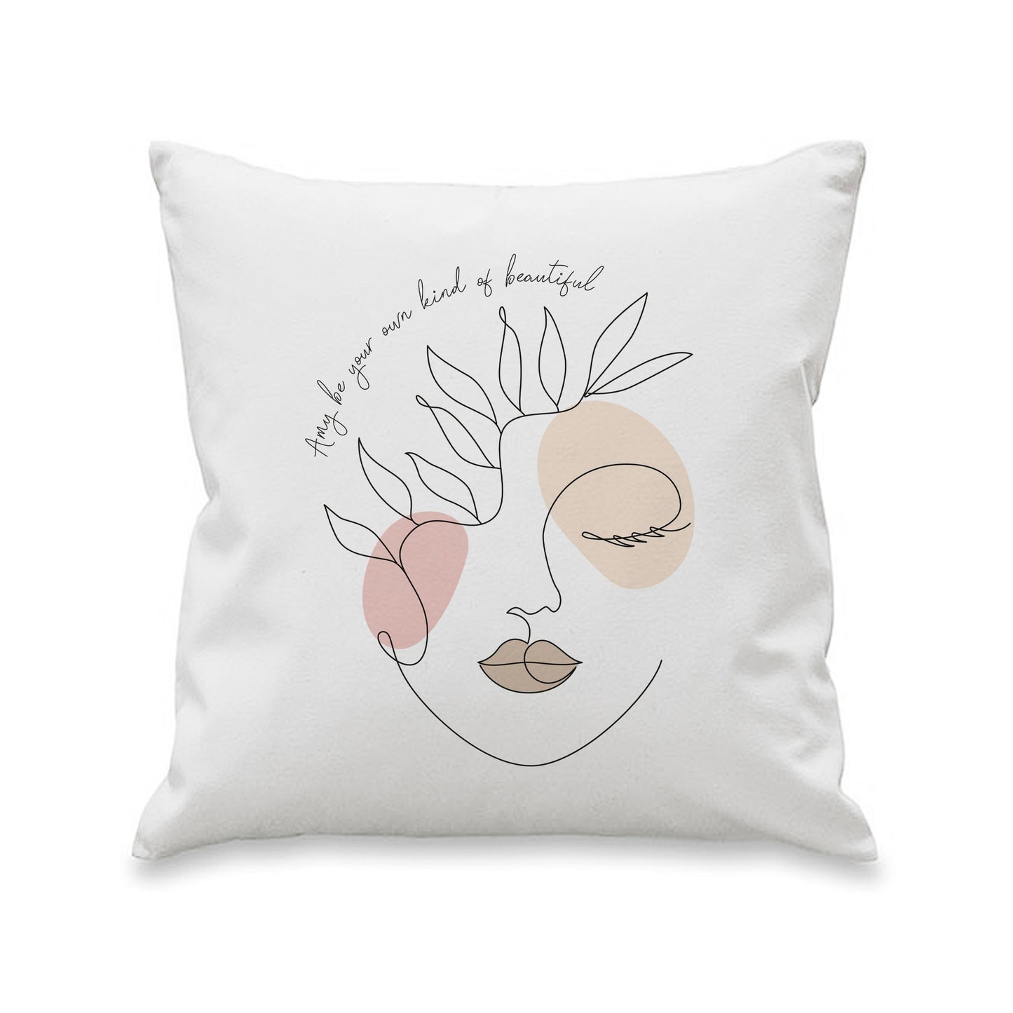 Personalised Grace Line Art Cushion: 2 - Cushions By Gift Moments