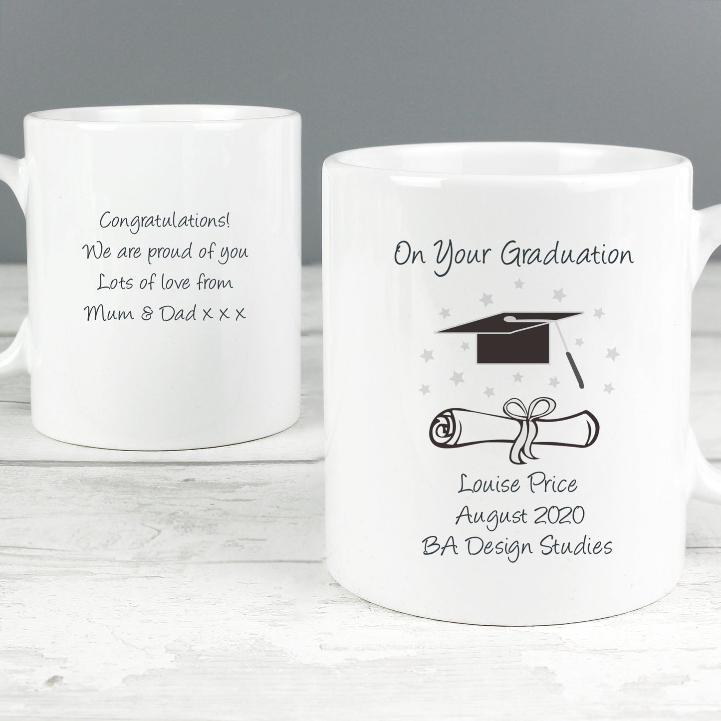 Personalised Graduation Mug: 1 - Mugs By Gift Moments