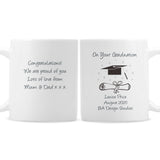 Personalised Graduation Mug: 3 - Mugs By Gift Moments