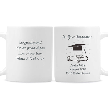 Personalised Graduation Mug: 3 - Mugs By Gift Moments