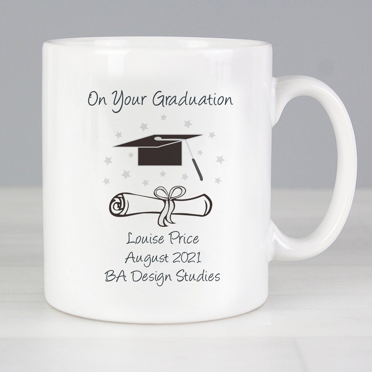 Personalised Graduation Mug: 2 - Mugs By Gift Moments